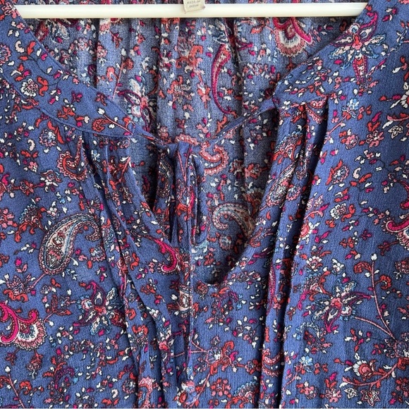 Lucky Brand Boho Long Sleeve Top - Size M - Casual Comfy Modest - Picture 4 of 8